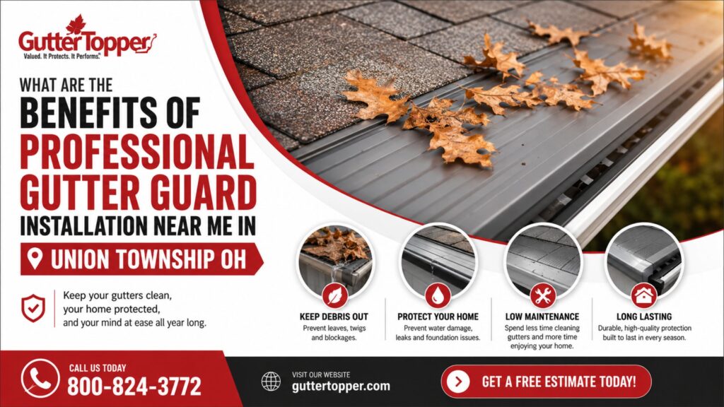 What Are the Benefits of Professional Gutter Guard Installation Near Me in Union Township OH?